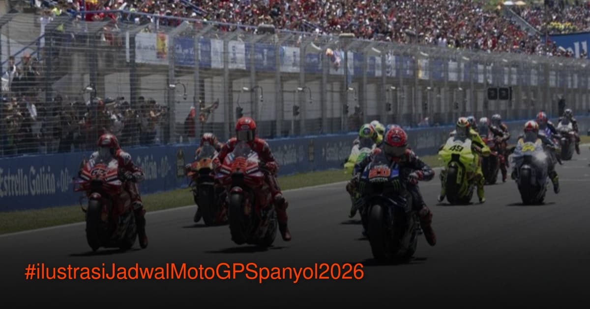 Start balapan MotoGP di Sirkuit Jerez, Spanyol