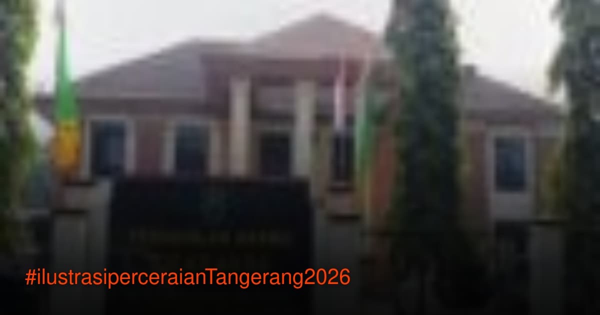 Ilustrasi sidang pengadilan atau statistik perceraian