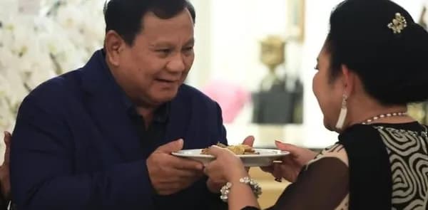 Presiden Prabowo Subianto menghadiri syukuran ulang tahun Titiek Soeharto