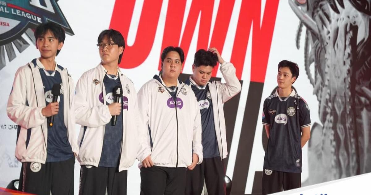 Pertandingan Bigetron by Vitality vs Evos di babak Playoff MPL ID S17 yang digelar di Jakarta International Velodrome