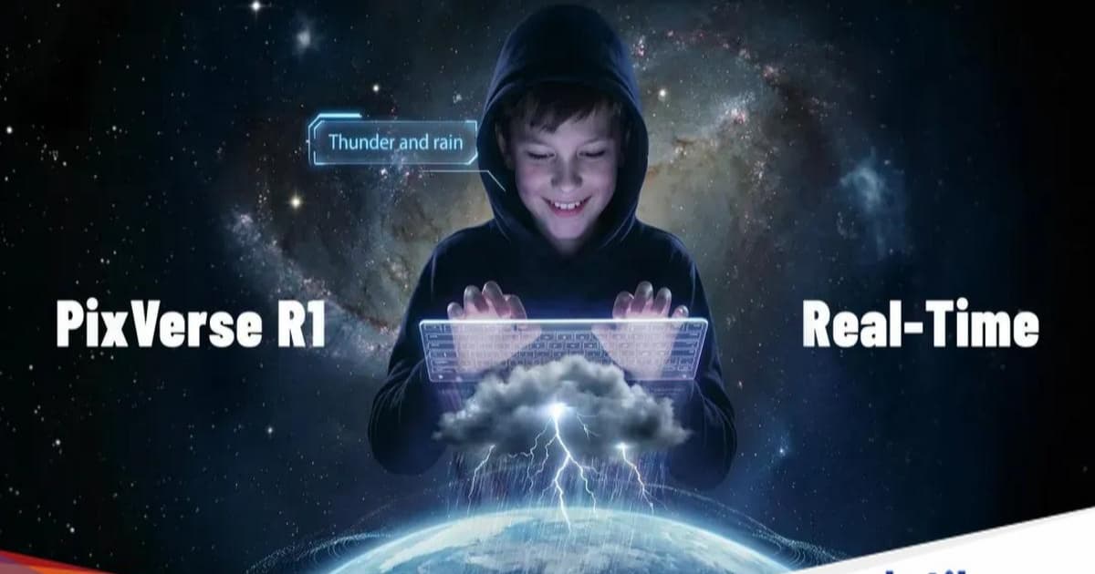 PixVerse R1 tampilan antarmuka teknologi video AI interaktif real-time