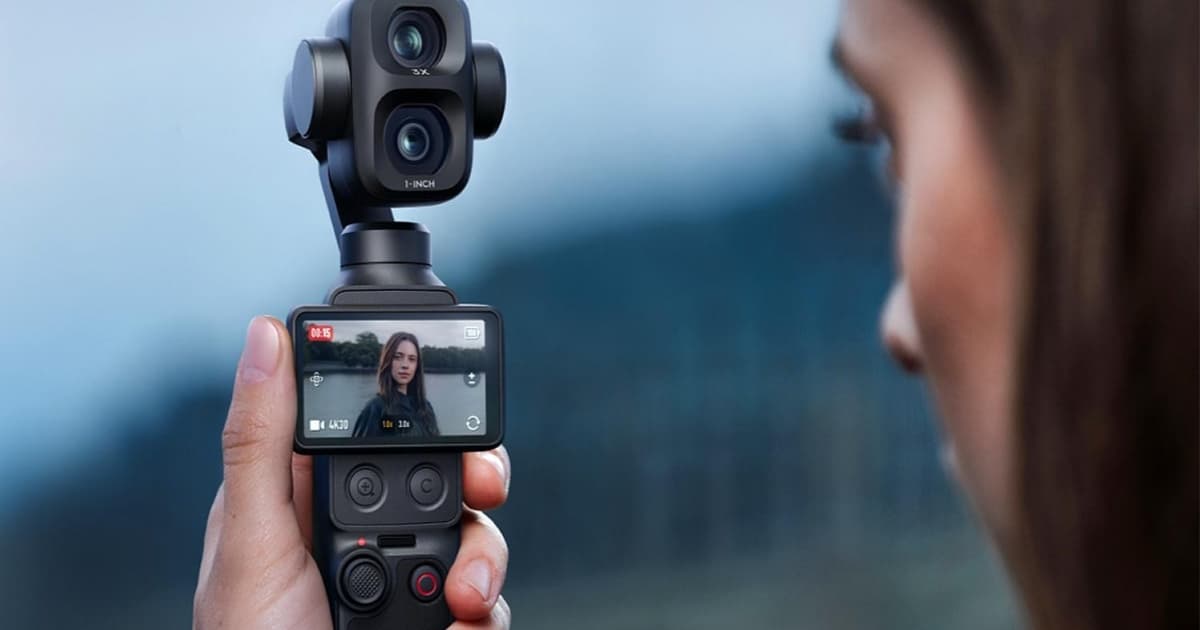 DJI Osmo Pocket 4P kamera saku stabil dengan dua pilihan warna