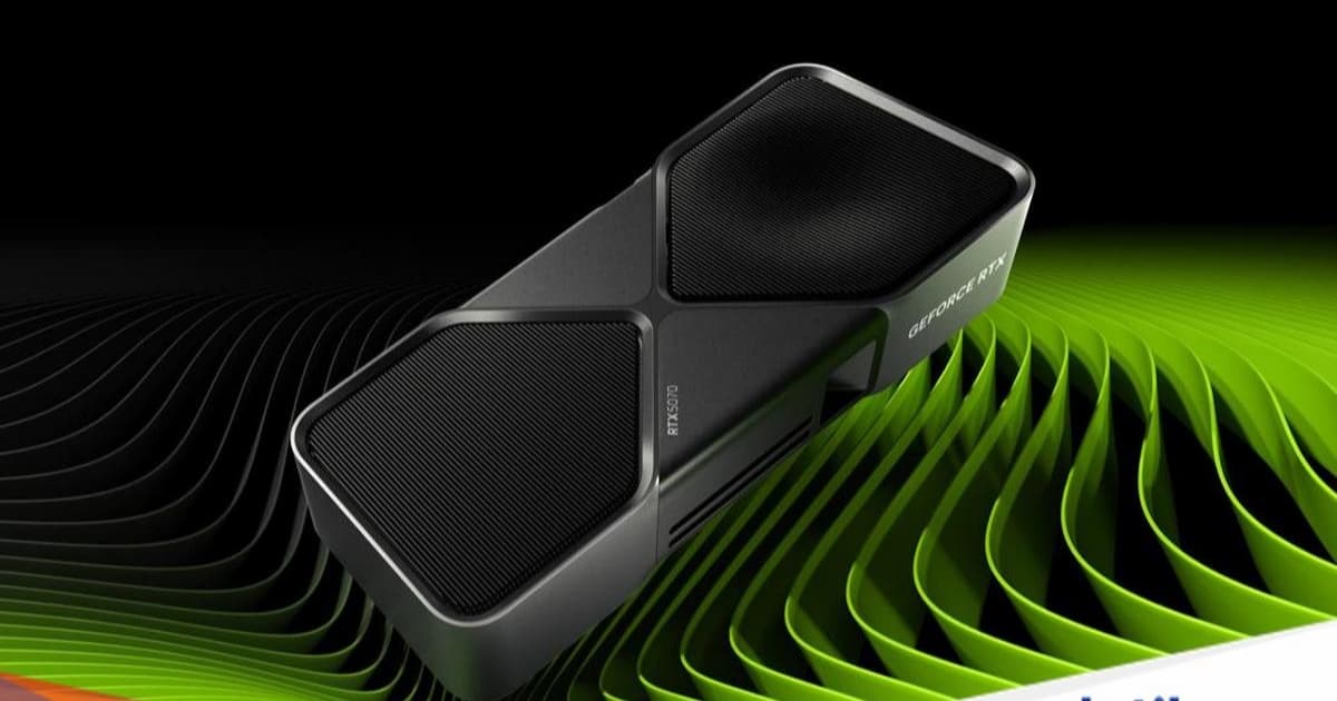 Ilustrasi GPU Nvidia RTX 50 series untuk menjalankan fitur AI Windows 11