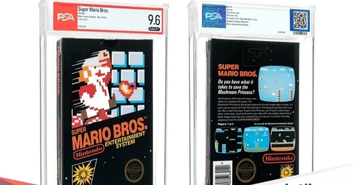 Kaset game Super Mario Bros langka tersegel terjual Rp 53,2 miliar di Heritage Auctions dengan sertifikasi PSA 9,6