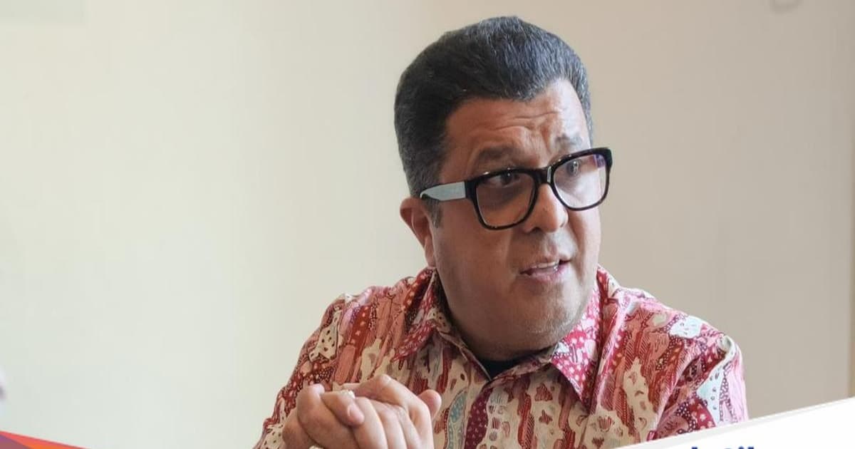 Direktur Eksekutif ATSI Marwan O. Baasir saat konferensi pers DEAL 2026 di Jakarta