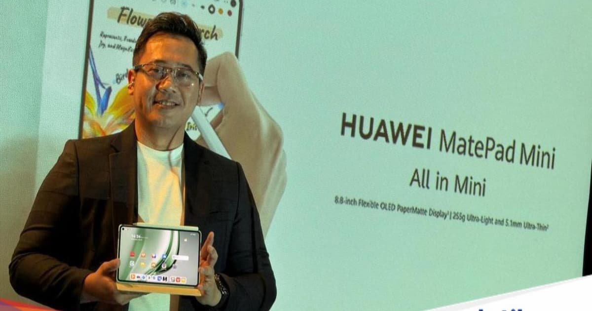 Huawei MatePad Mini dengan layar OLED PaperMatte 8,8 inci dan desain tipis