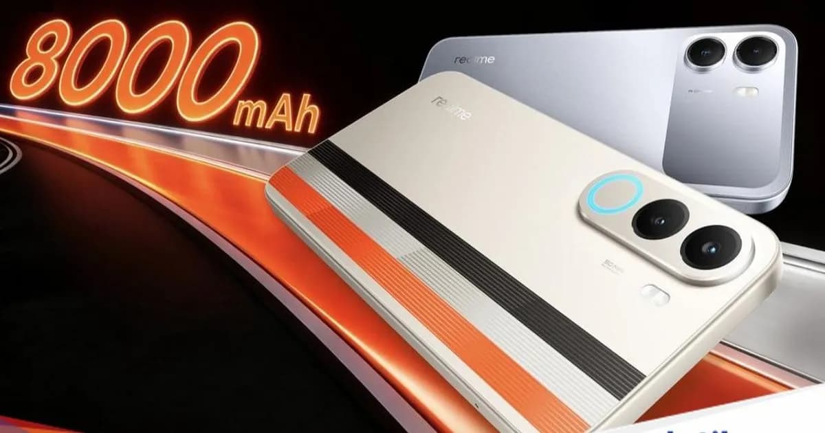Realme P4 Series dengan desain Aero Racing dan baterai 8000mAh