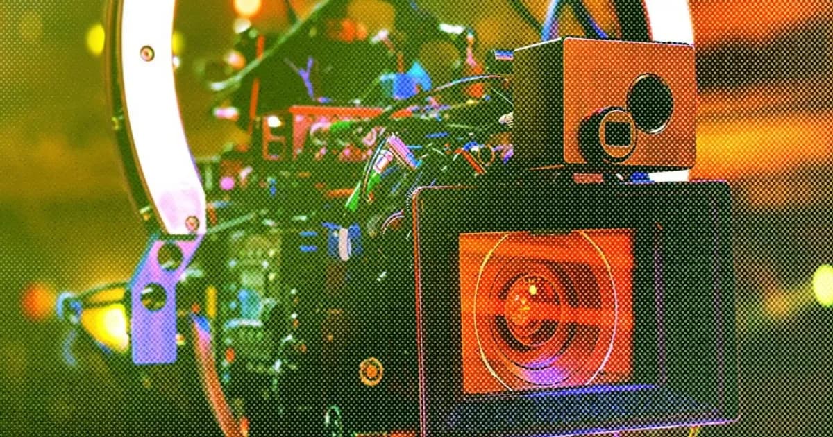 Ilustrasi hubungan antara industri film Hollywood dan perusahaan teknologi AI