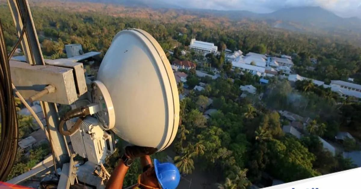 Ilustrasi BTS operator seluler untuk lelang frekuensi 700 MHz dan 2,6 GHz