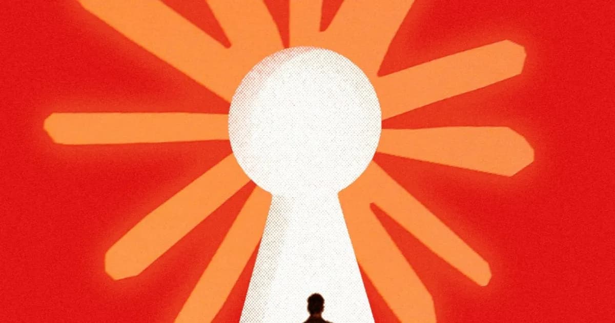 Ilustrasi akses Claude di China dengan simbol VPN dan pasar gelap