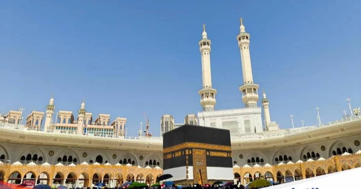 Suasana Masjidil Haram dengan jutaan jemaah saat musim haji 2026