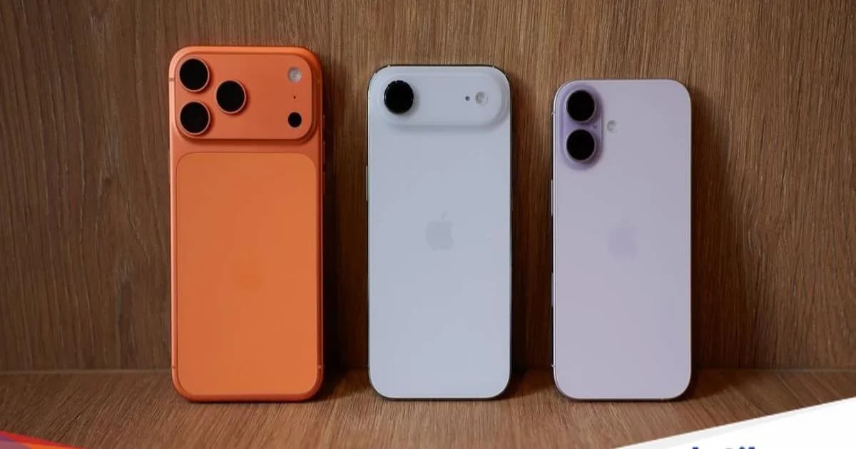 iPhone 17 Series dan Air dengan berbagai pilihan warna