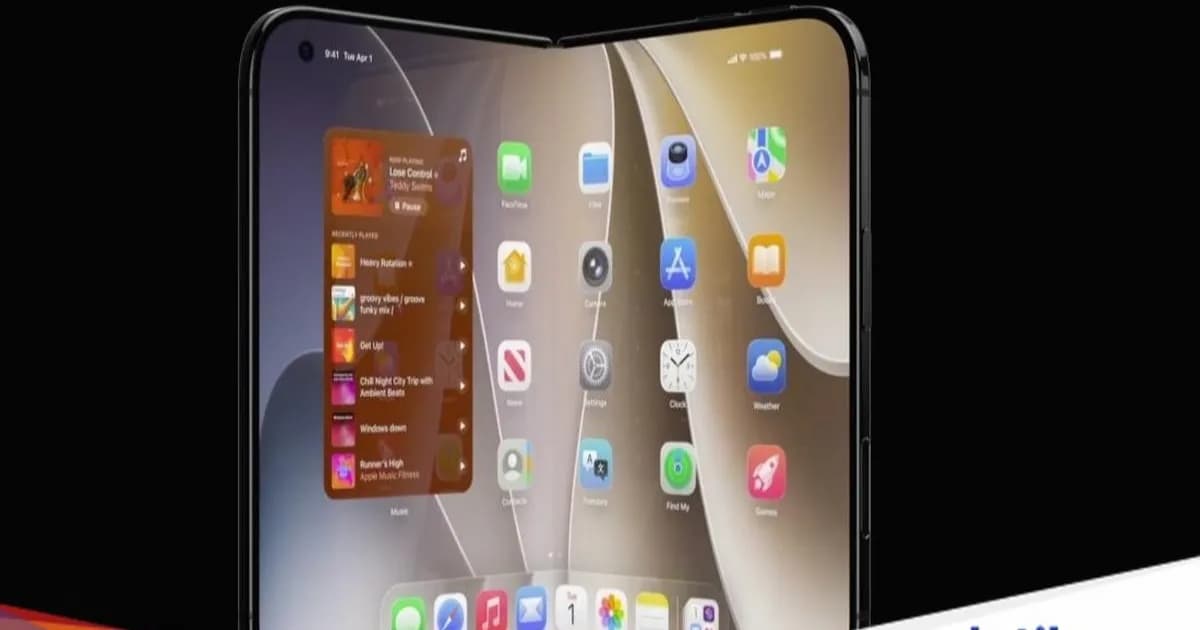 iPhone Ultra ponsel lipat pertama Apple dengan desain premium dan layar lipat