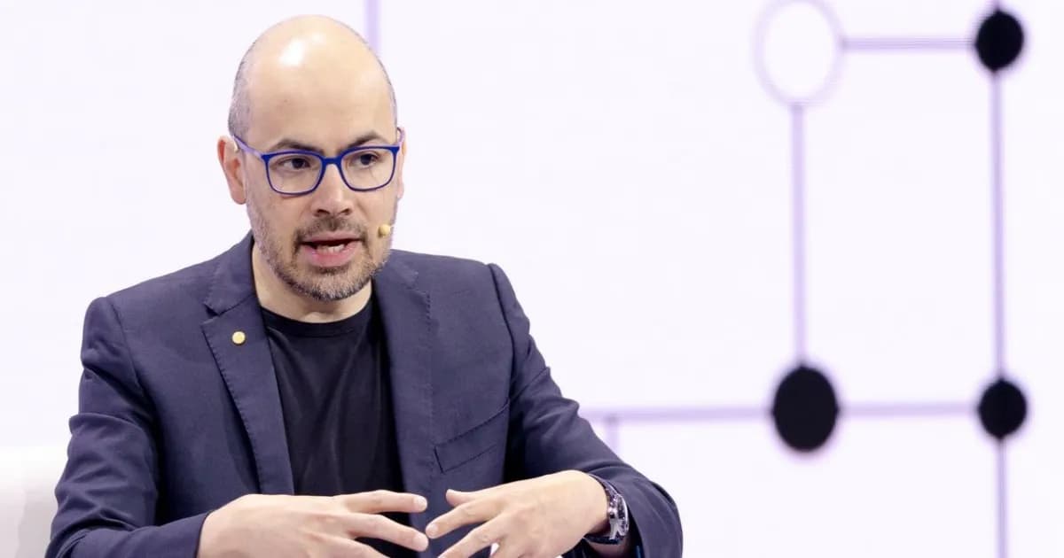 Kantor Google DeepMind di London dengan logo perusahaan