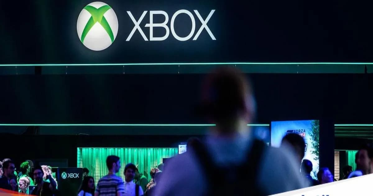 Ilustrasi logo Xbox dengan latar belakang gelap, menandai era baru konsol digital tanpa disk drive