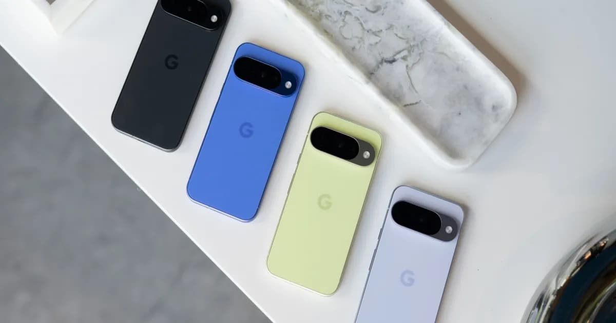 Ilustrasi Pixel 11 dan Pixel Watch 5 dengan label harga naik