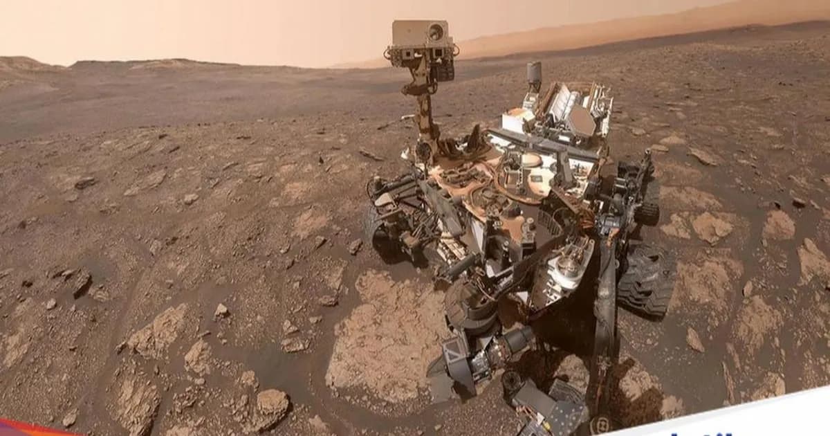 Ilustrasi Planet Mars yang menjadi target eksplorasi misi helikopter Skyfall NASA