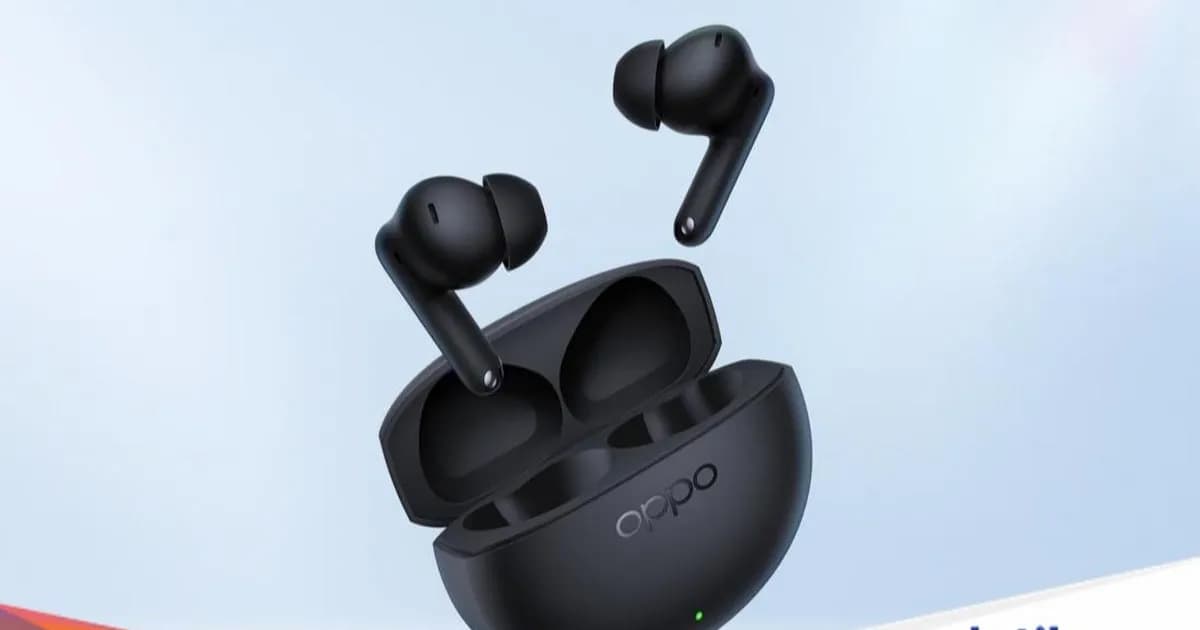 Oppo Enco Air5 dengan desain in-ear dan fitur ANC 52 dB