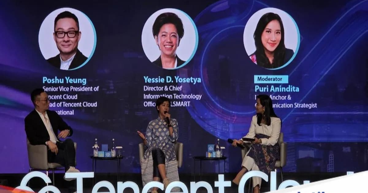 Tencent Cloud AI Executive Day 2026 di Jakarta dengan pembicara dari XLSmart dan Tencent Cloud