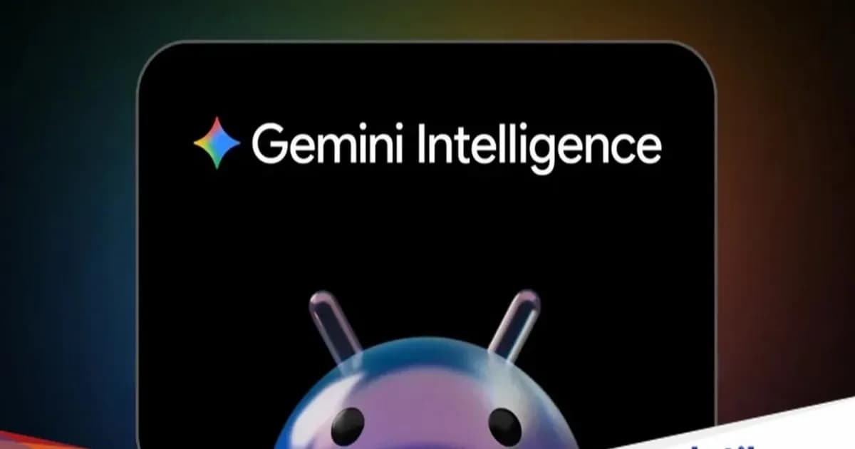 Ilustrasi Gemini Intelligence, antarmuka AI Google yang digunakan untuk belajar