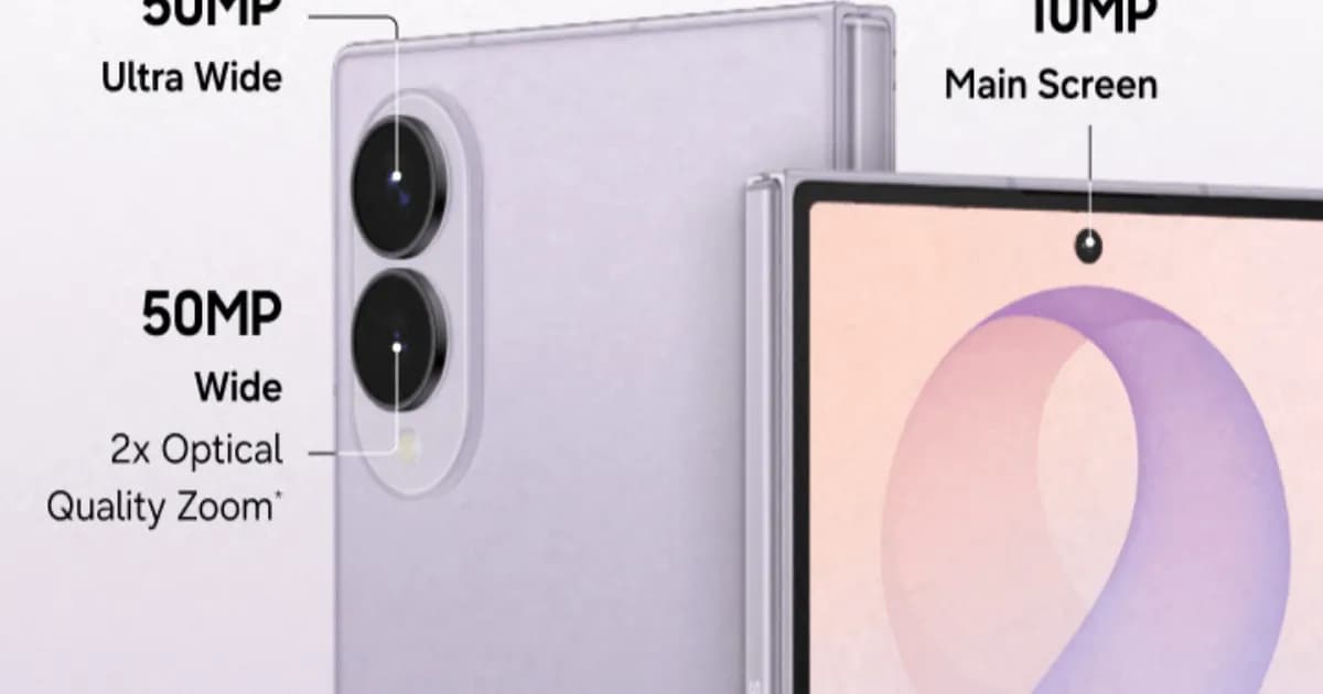 Bocoran desain Galaxy Z Fold 8 dengan layar lebih lebar dan tiga kamera belakang