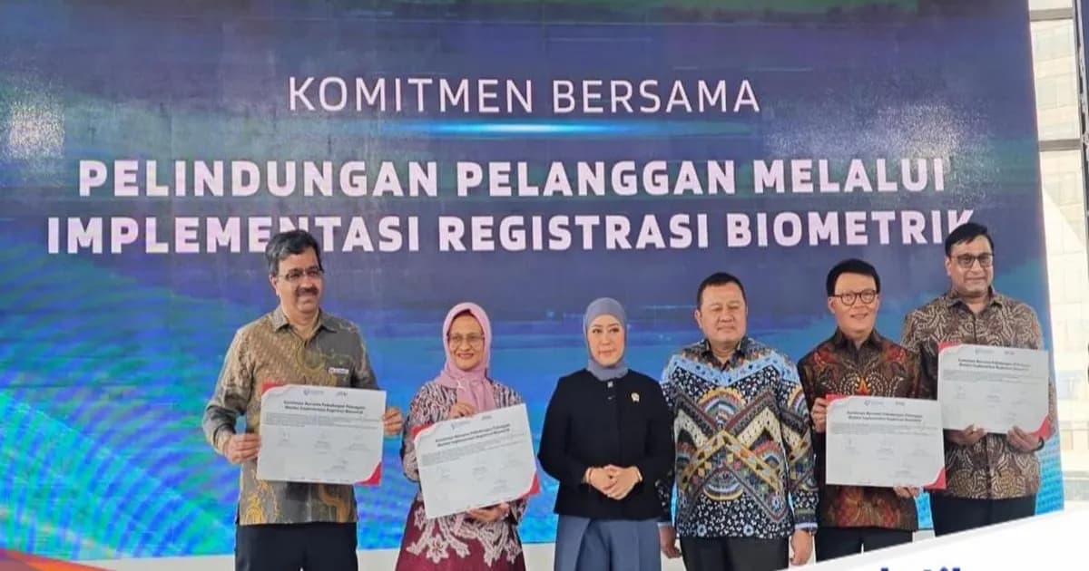 Deklarasi komitmen bersama implementasi registrasi pelanggan berbasis data biometrik secara penuh