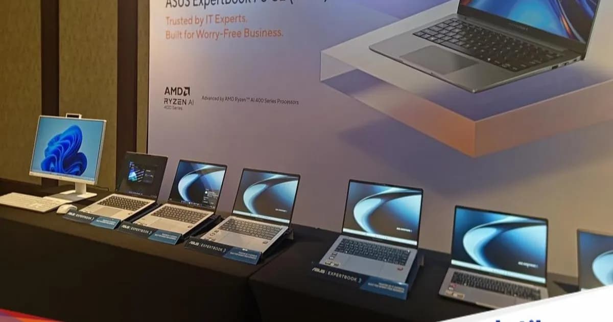 Asus ExpertBook P5 G2 laptop bisnis berbasis AI dengan layar 14 inci