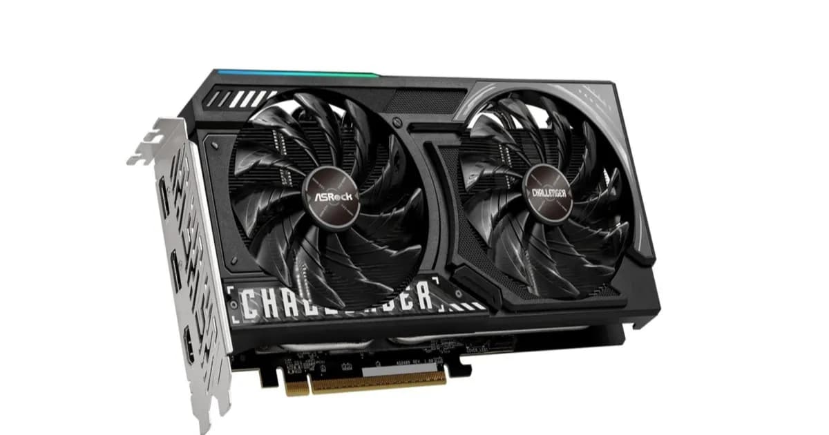 AMD Radeon RX 9050 4GB GPU modern dengan VRAM minimalis