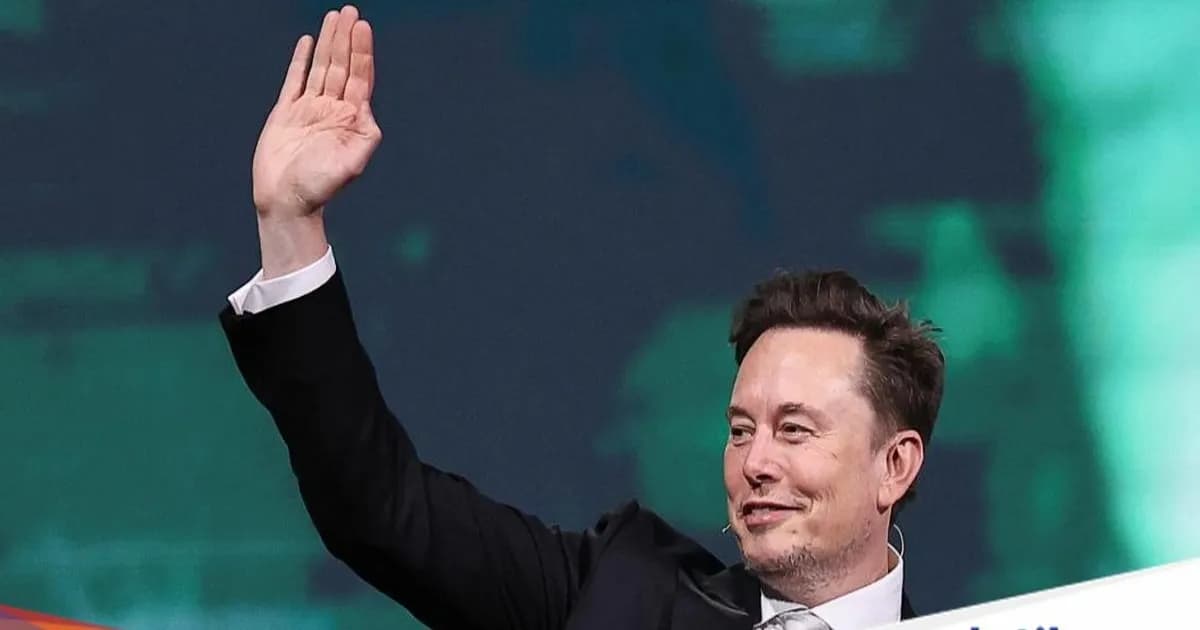 Elon Musk dalam acara Saudi-U.S. Investment Forum di Riyadh, Arab Saudi, 13 Mei 2025