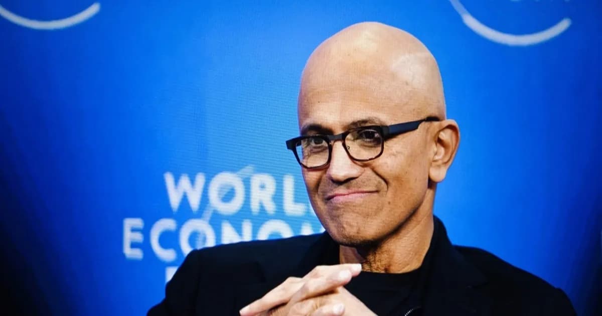 CEO Microsoft Satya Nadella saat wawancara di CNN Fareed Zakaria GPS