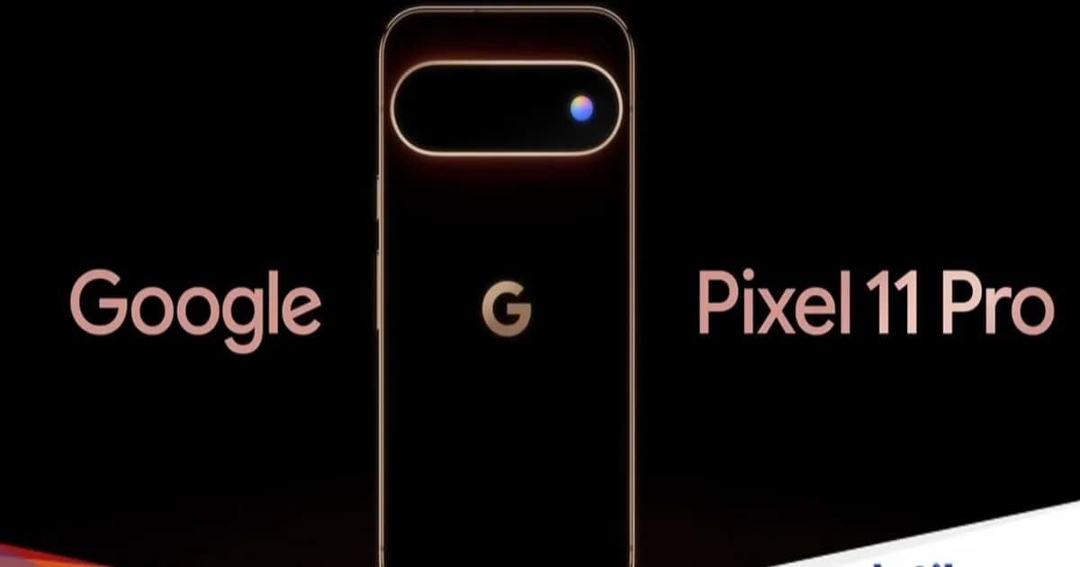 Google Pixel 11 Pro dengan cincin LED Pixel Glow di modul kamera belakang