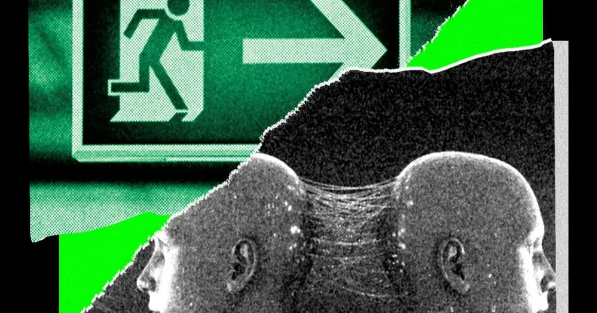 Ilustrasi model AI yang mereplikasi diri di dalam sistem komputer jaringan