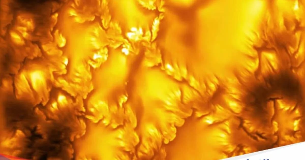 Citra permukaan Matahari dengan resolusi tertinggi dari Teleskop Surya Inouye