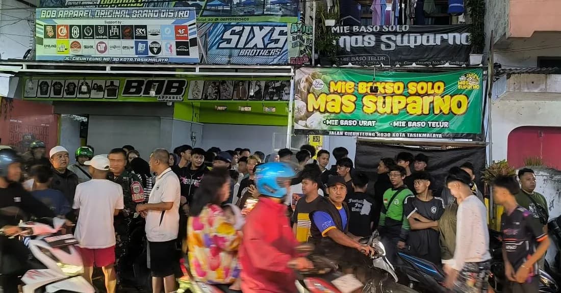 Ilustrasi lokasi kejadian perkara penganiayaan dan penculikan pedagang bakso di Tasikmalaya