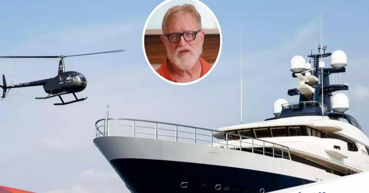 Gabe Newell bos Valve bermain game di kapal pesiar mewah
