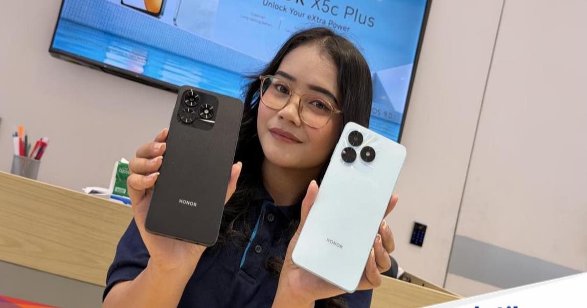 Smartphone Honor X5c Plus dengan layar 6,74 inch dan kamera 50 MP