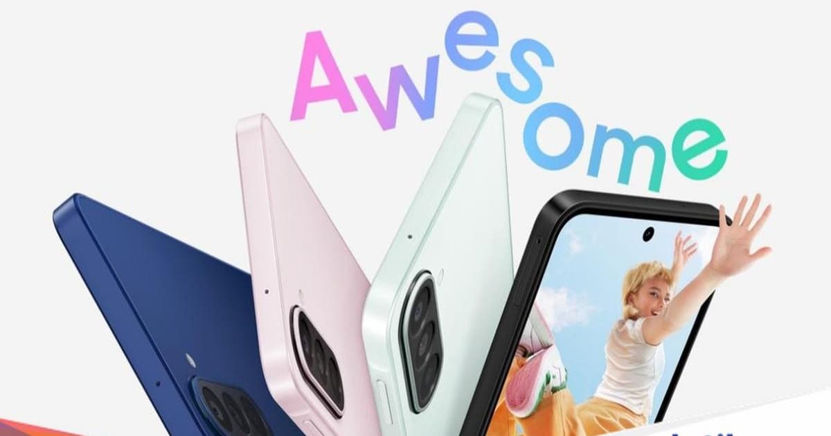 Samsung Galaxy A27 dengan desain punch-hole kamera depan di tengah layar