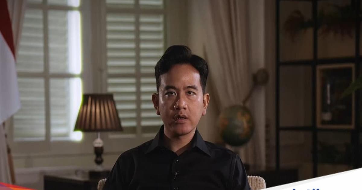 Wakil Presiden Gibran Rakabuming Raka saat memberikan pernyataan tentang etika AI