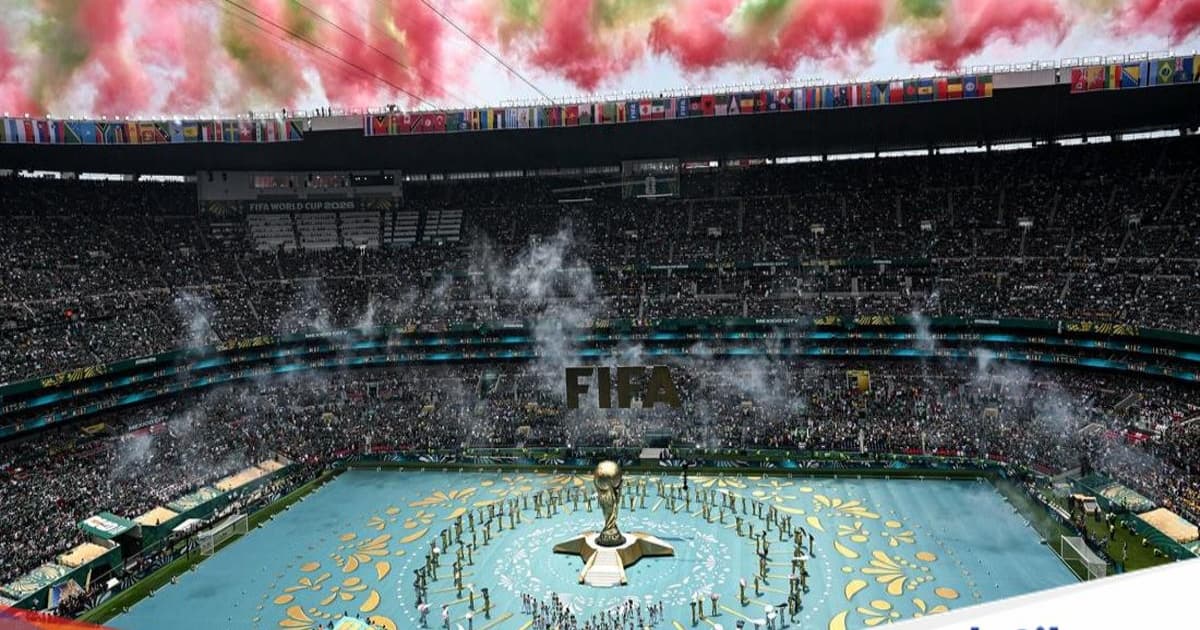 Suasana seremoni pembukaan Piala Dunia 2026 di Stadion Azteca, Mexico City, Meksiko, Kamis (11/6/2026). ANTARA FOTO/Aditya Pradana Putra