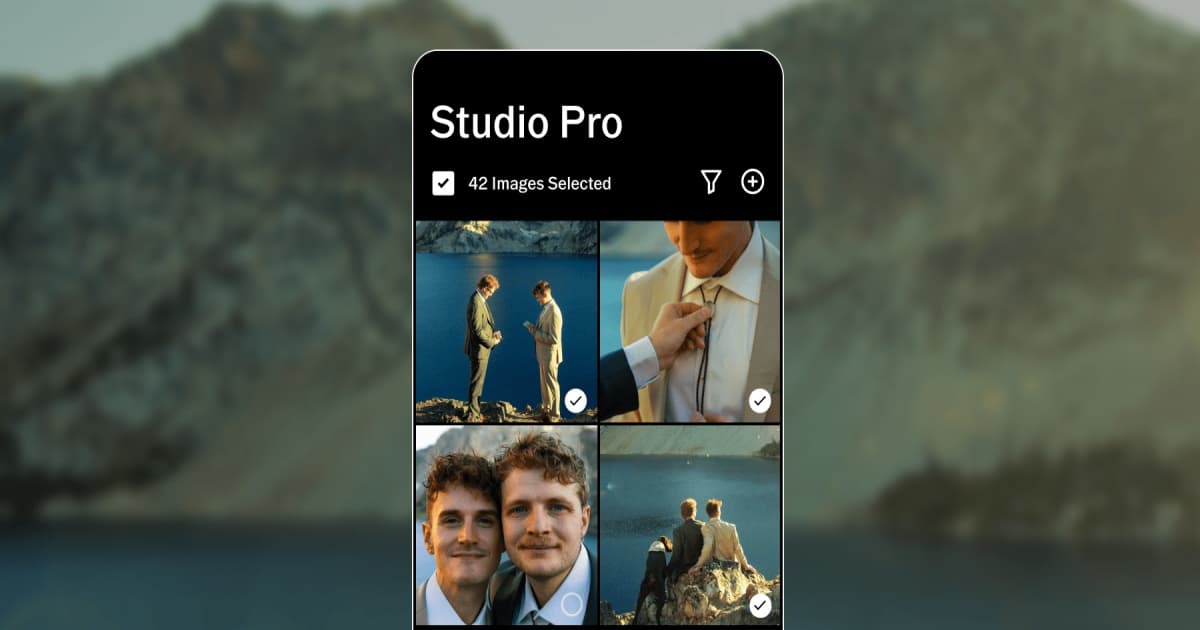 Tampilan antarmuka VSCO Studio Pro di iPad menunjukkan workflow editing foto profesional