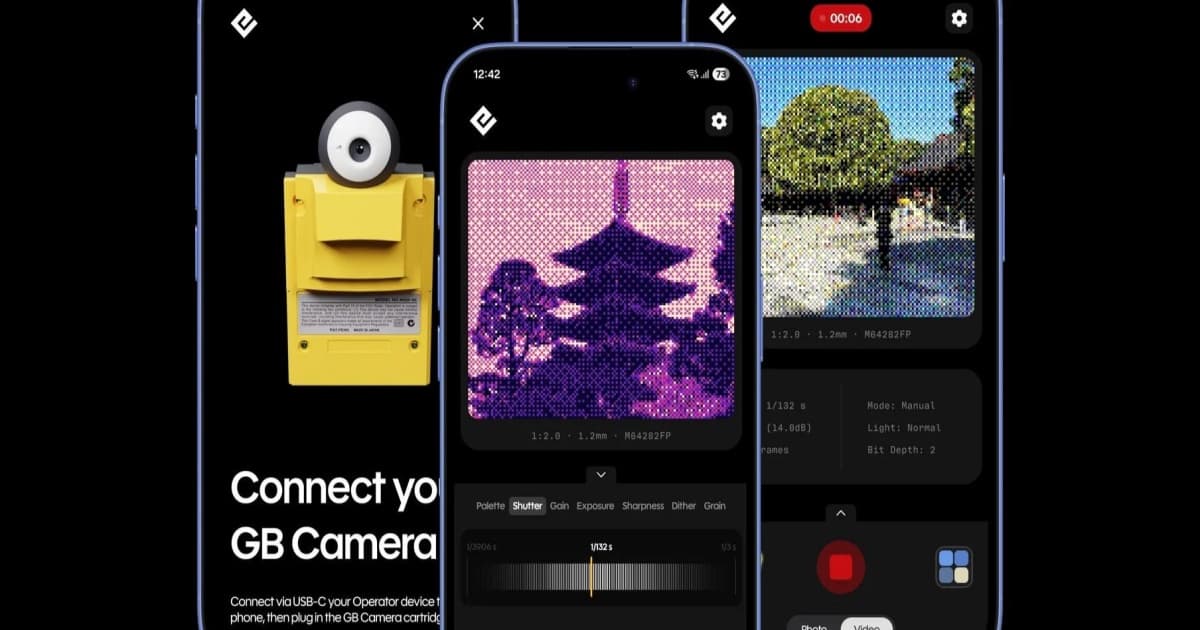 Aplikasi Flashback menampilkan 32 filter warna untuk foto Game Boy Camera di smartphone