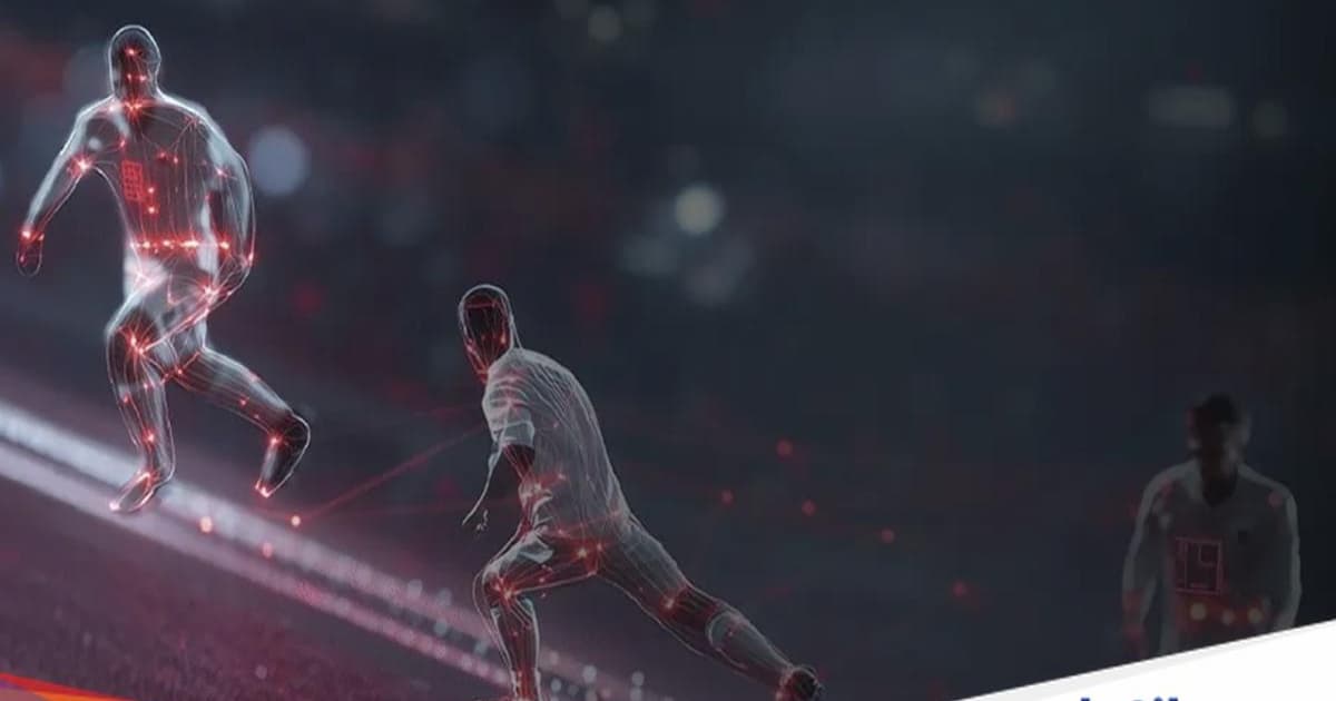 Avatar 3D pemain sepak bola hasil pemindaian tubuh Lenovo untuk deteksi offside Piala Dunia 2026