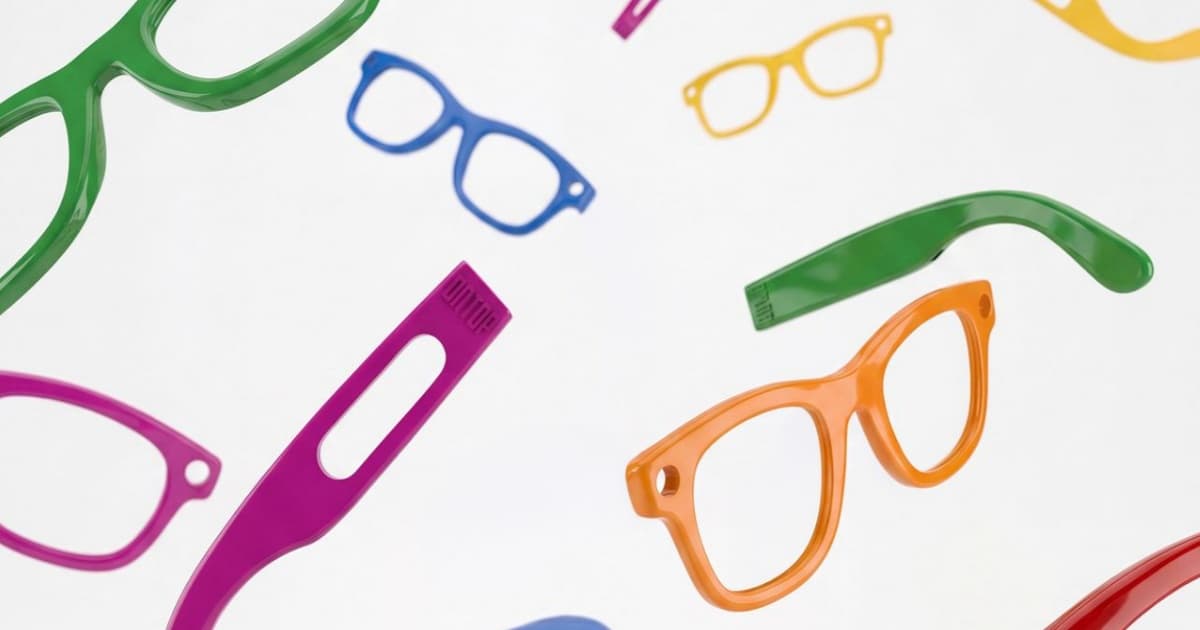 Rangka penutup clip-on Ontop berwarna cerah untuk kacamata Ray-Ban Meta