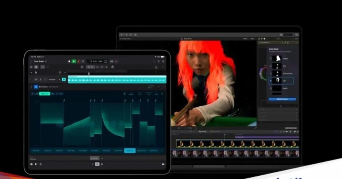 Tampilan antarmuka Apple Creator Studio dengan fitur AI baru untuk Final Cut Pro dan Logic Pro