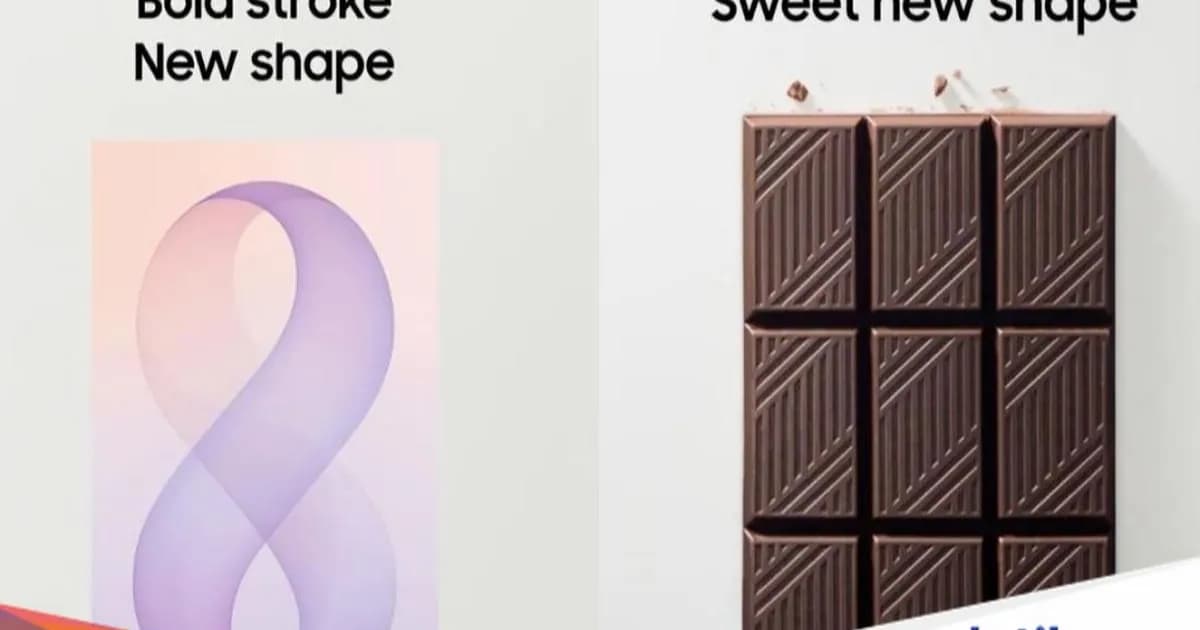 Teaser resmi Samsung Galaxy Z Fold8 dengan desain layar lebar