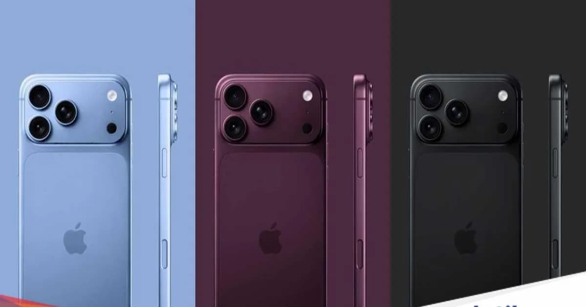 Pilihan warna iPhone 18 Pro yang bocor di media sosial