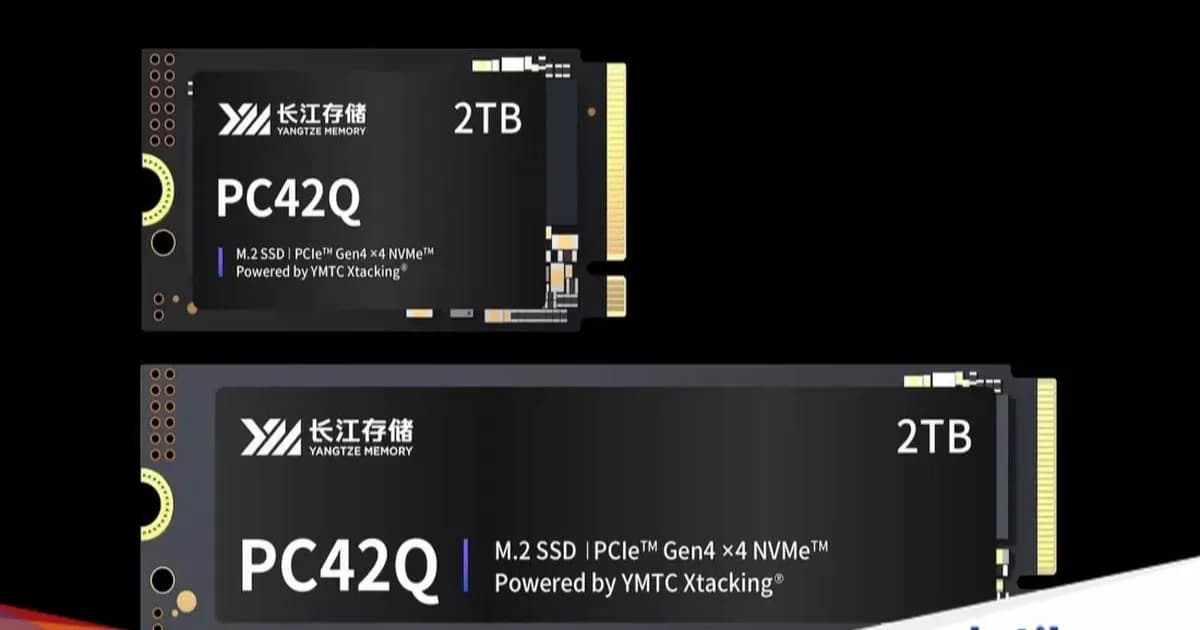 SSD YMTC buatan China yang mulai dipakai di laptop Lenovo ThinkBook