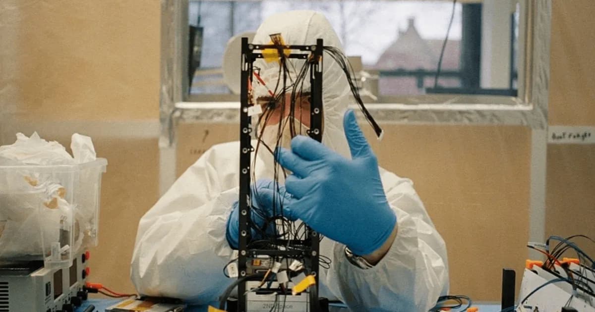 Pod laboratorium luar angkasa Mass Balance di orbit Bumi