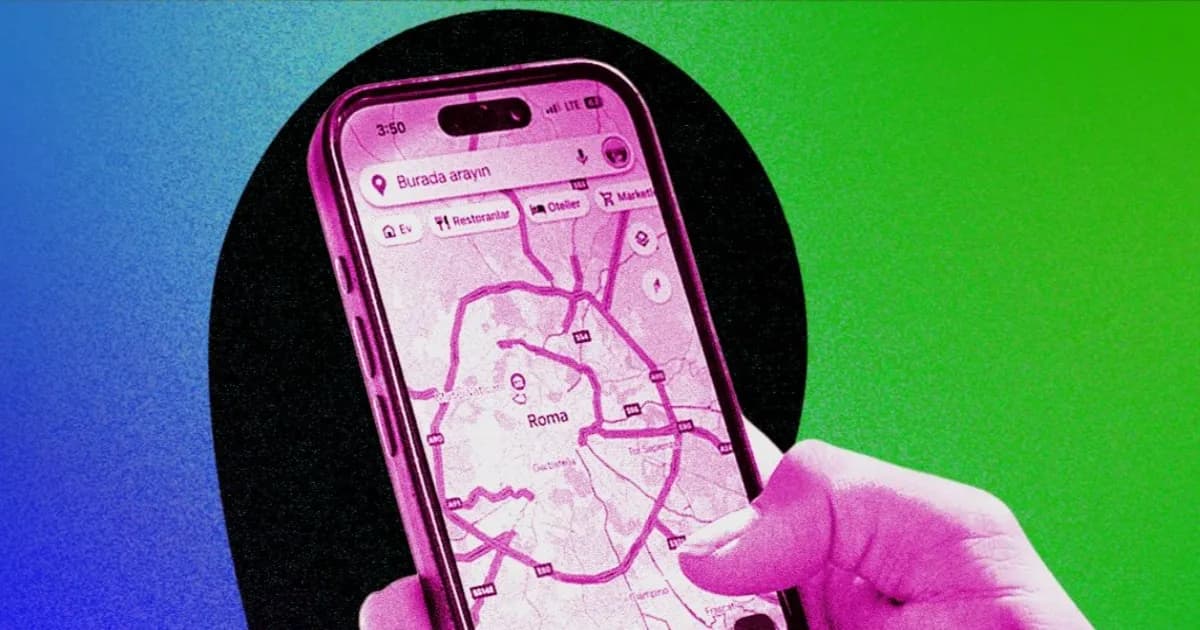 Tampilan fitur berbagi lokasi di Google Maps pada ponsel pintar