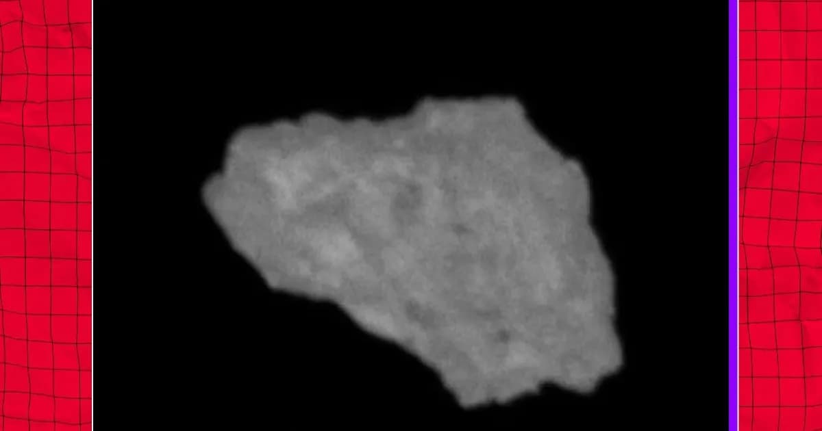 Foto asteroid Kamo'oalewa yang diambil wahana Tianwen-2 China